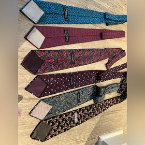 Christian Dior Neckties- Lot of 6 ties - vintage collection